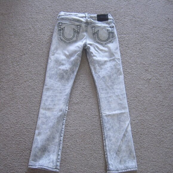Like New Excellent Condition True Religion Women Super T Jeans sz 26 Made in USA - Picture 2 of 5